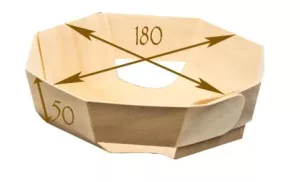 Barquette Panibois Octo180 Ø180xh50mm